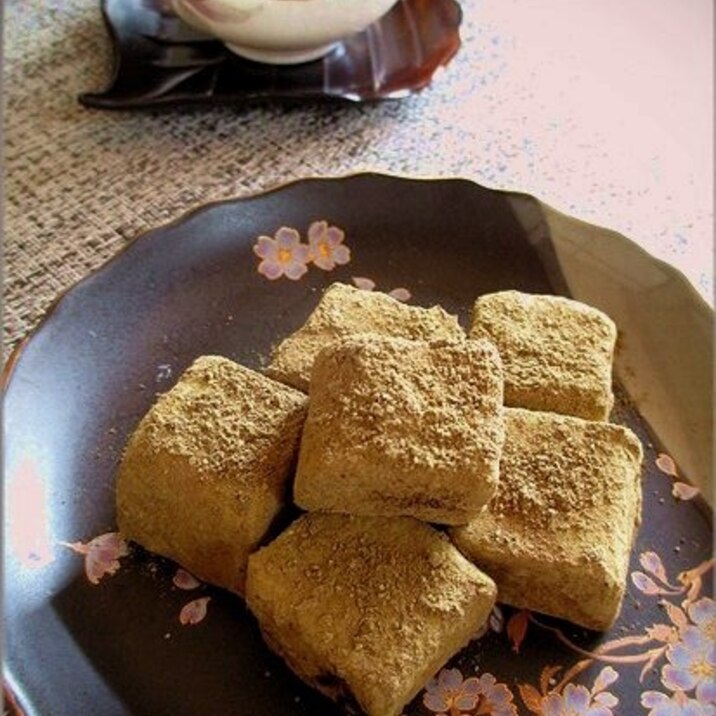 バレンタインに・香ばしいほうじ茶の生チョコ